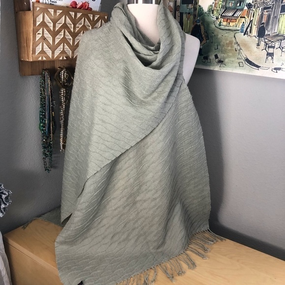 Echo Accessories - ECHO Textured Gauze Neutral Scarf